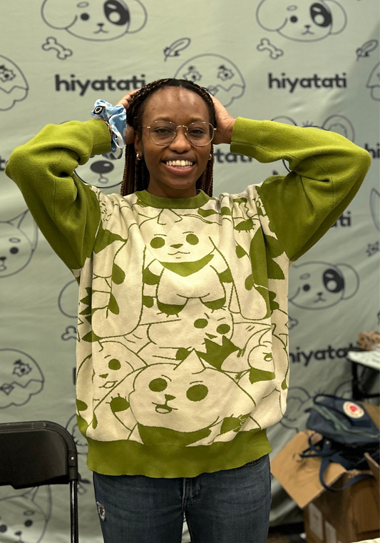Digital Monster Knit Sweaters Green