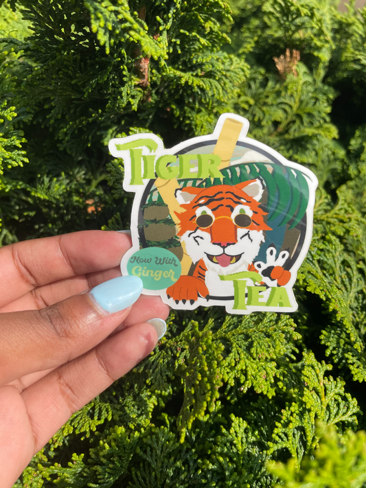 Tiger Tea Sticker